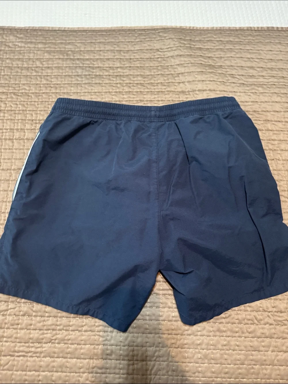 Lacoste Navy Blue Swim Shorts with Drawstring size large